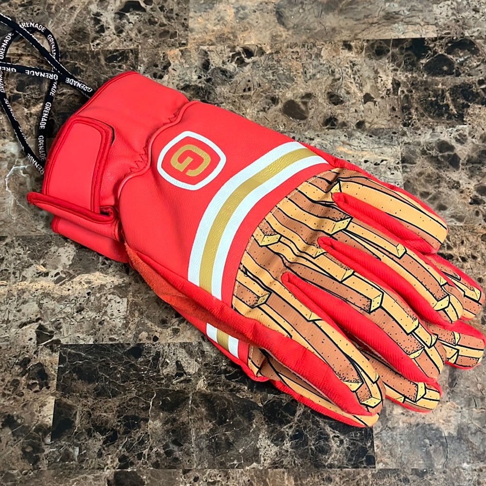 Grenade French fries snowboard gloves